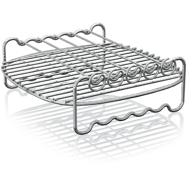 Philips Airfryer Double Layer Rack Accessory with Skewers for XL model Airfryers Stainless