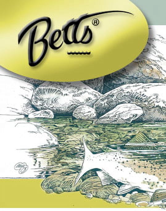 Betts Spin 1/32 Grub - Blk/Yll.Str/Red Belly