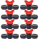 thumbnail image 1 of 10 Pieces Irrigation Switch Valve, Irrigation Pipe Valve Switch, PE Plastic Garden Tap, Double Male Barbed Tap, for Garden Lawn Irrigation, for 16mm, 1 of 5