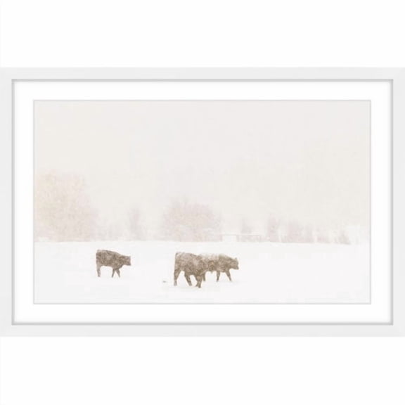 "In Search of Food" Framed Painting Print