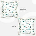 thumbnail image 3 of Fotbe Cartoon House Car Pattern Velvet Decorative Throw Pillow Covers with Elegant Piping, Soft Plush Cushion Cover for Sofa, Bed, Car, Office-20"x20", 3 of 8