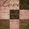 thumbnail image 2 of Harbick, N 26x26 Black Ornate Wood Framed with Double Matting Museum Art Print Titled - Love in Pink, 2 of 4