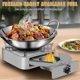 thumbnail image 5 of Portable Camping Stove,mini Alcohol Stove, Solid Fuel Camping Stove,adjustable Firepower Drawer, 5 of 5