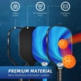 thumbnail image 2 of VCBAVC Pickleball Paddles Set of 2, Fiberglass Pickleball 2 Pack with 4 Balls 1 Backpack Bag, 2 of 6