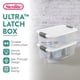 thumbnail image 2 of Caja de almacenamiento Sterilite Ultra Latching de plástico transparente de 18 cuartos de galón x6, 2 of 9