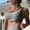 Gray, variant on Bras for Women GaThRRgYP Fashion Women Solid Color Sleeveless Cold Shoulder Casual Tanks Blouse Tops