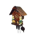 thumbnail image 2 of Cuckoo Clock Edelweiss, group of deer, 2 of 2