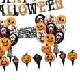 thumbnail image 4 of Conjunto de decoraciones para fiesta de Halloween Macarena adornos cartel Feliz Halloween Casa Encantada, 4 of 7
