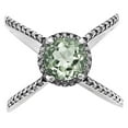 thumbnail image 3 of Prasiolite (Green Amethyst) 925 Sterling Silver Ring s.7.5 Jewelry DGR1115_C_7.5 R-1244, 3 of 7