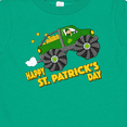 thumbnail image 4 of Inktastic Happy St. Patrick's Day monster truck with leprechaun Boys or Girls Baby T-Shirt, 4 of 5