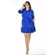 thumbnail image 1 of Vestido camisero con volantes Roman Fashion Azul rey Talla 38, 1 of 6