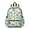 Dinosaur and Leaf Beige Pattern, variant on Dinosaur and Dot Black Pattern Cute School Backpack with Padded Back and Adjustable Shoulder Straps 13.4"x11"x4.7"