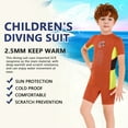 thumbnail image 3 of Soidarity Trajes de neopreno para niños de 2,5 MM, traje de buceo de una pieza, traje de neopreno de secado rápido, traje de baño para niños, buceo, Deportes acuáticos naranja XXL Soidarity OD003681-15, 3 of 6