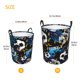 thumbnail image 3 of Fotbe Football Cesto de Ropa con Asas, Cesto Impermeable de Gran Capacidad, Bolsa de Lavado para Dormitorio, Cesto de Ropa con Ruedas y Asas-Small, 3 of 6