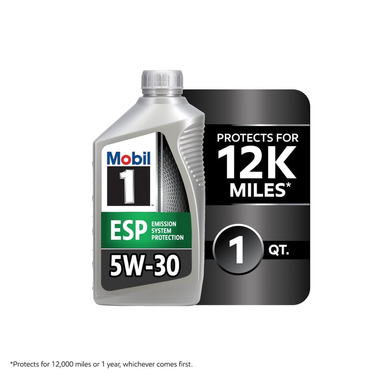 Mobil 1 ESP 5W-30 Full Synthetic Motor Oil for Diesel Cars with