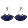 thumbnail image 4 of Small Cute Crystal Tassel Drop Dangle Earrings For Girls Delicate Brin------Product code 80353, 4 of 5
