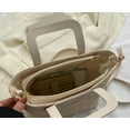 thumbnail image 5 of Kukuzhu Straw Beach Bag for Women Large Tote Bag Purses Summer Woven Crossbody Shoulder Bag Straw Top-handle Handbag, 5 of 7