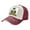 Dark Red, variant on Coat Of Arms Of Haiti Distressed Baseball Cap Dad Hats for Men Women Vintage Trucker Hat Low Profile Ball Caps