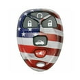 thumbnail image 2 of KarParts360 For Saturn Aura 2007 2008 2009 Keyless Remote Case | Plastic Material | Red/White/Blue | Remote Start/Lock/Unlock/Trunk And Panic Button Functions | 5 Button, 2 of 4