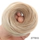 thumbnail image 1 of Moño desordenado 100% real, coleta, moño rizado natural, recogido tipo donut con goma elástica para mujer., 1 of 1