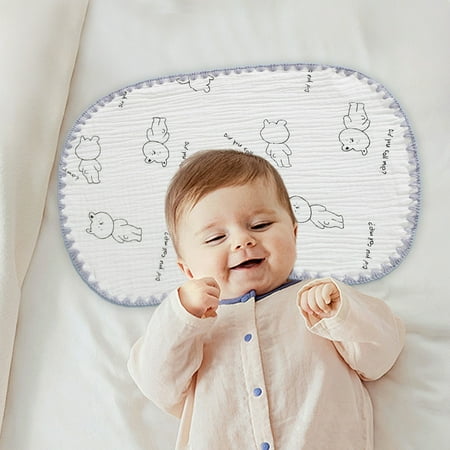 

Clearance YFKFYTG Anti-mite Antibacterial Pillows Toddler Pillow Towel Piece Pillow Toddler Pillow of Cotton Gauze Newborn Toddler Head Protection Pillow Toddler Flat Pillow Summer Cool Pillow