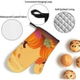 thumbnail image 4 of Oven Mitts and Pot Holders Sets of 4, Colorful Fall Leaves Kitchen Gloves for Cooking Baking Thanksgiving Pumpkin Hot Pads BBQ Potholders, 4 of 6