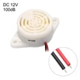 thumbnail image 2 of Unique Bargains DC 3-24V Active Electronic Buzzer Piezo Alarm Sounder Continuous 90dB Beep, 2 of 3