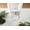 White/Green, variant on Seasons Holiday Kitchen Gift 100% Cotton 4 Piece Kitchen Set in White/Green, All Season, Adult Size, OEKO-TEX Certified