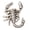 1pc scorpion pin with pouch, variant on Lapel Pin Scorpion Silvery Boutonniere Suit Cameo Lapel Stick Brooch Pin