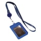 thumbnail image 1 of Portacredenciales Con Cremallera, Cartera Delgada De Cuero Pu Para Tarjetas De Identificación, Con Cordón Para El Cuello Y Carrete Retráctil Para Credenciales, 1 of 5