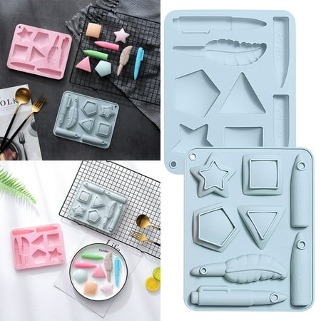 

Washable Silicone Cake Cake Candy Chocolate Decorating Tray DIY Craft Project