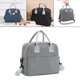 thumbnail image 5 of Bolsas térmicas impermeables, portátiles, prácticas, resistentes, con cremallera y película de aluminio suave. 29cmx16cmx23cm, 5 of 7