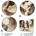 thumbnail image 3 of Designart "Kung Fu China Art painting I" Chinese Metal Wall Art Prints, 3 of 5