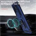 thumbnail image 4 of Estuche GANGXUN para Xiaomi Redmi Note 9 Pro, soporte giratorio 360°, estilo mecánico y magnético, 4 of 5