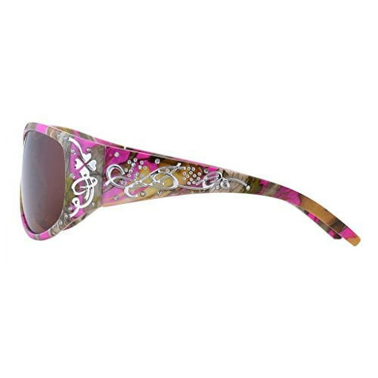 Pink camouflage sunglasses hotsell
