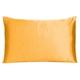 thumbnail image 4 of Apricot Dreamy Set of 2 Silky Satin Standard Pillowcases, 4 of 6