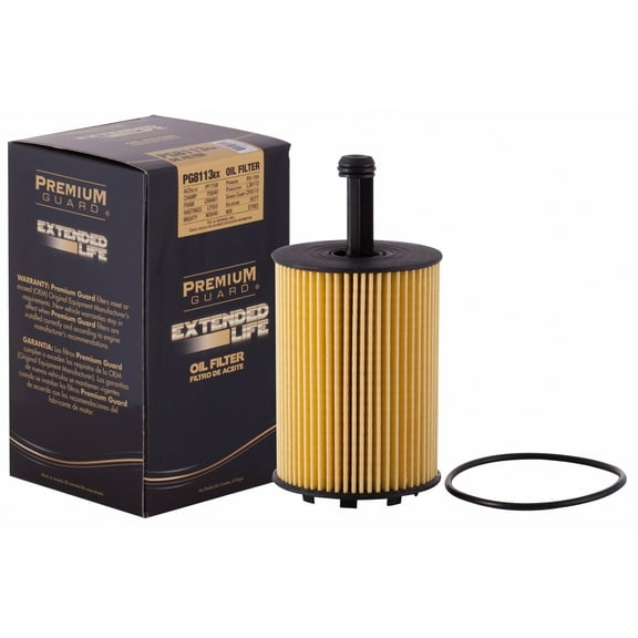 Premium Guard Extended Life Oil Filter up to 10k Miles PG8113EX | Fits 2009-2016 Volkswagen Jetta, 2010-2014 Golf, 2006-2009 EuroVan, 2013-2014 Beetle, 2006-2010 Passat, 2010-2013 Audi A3