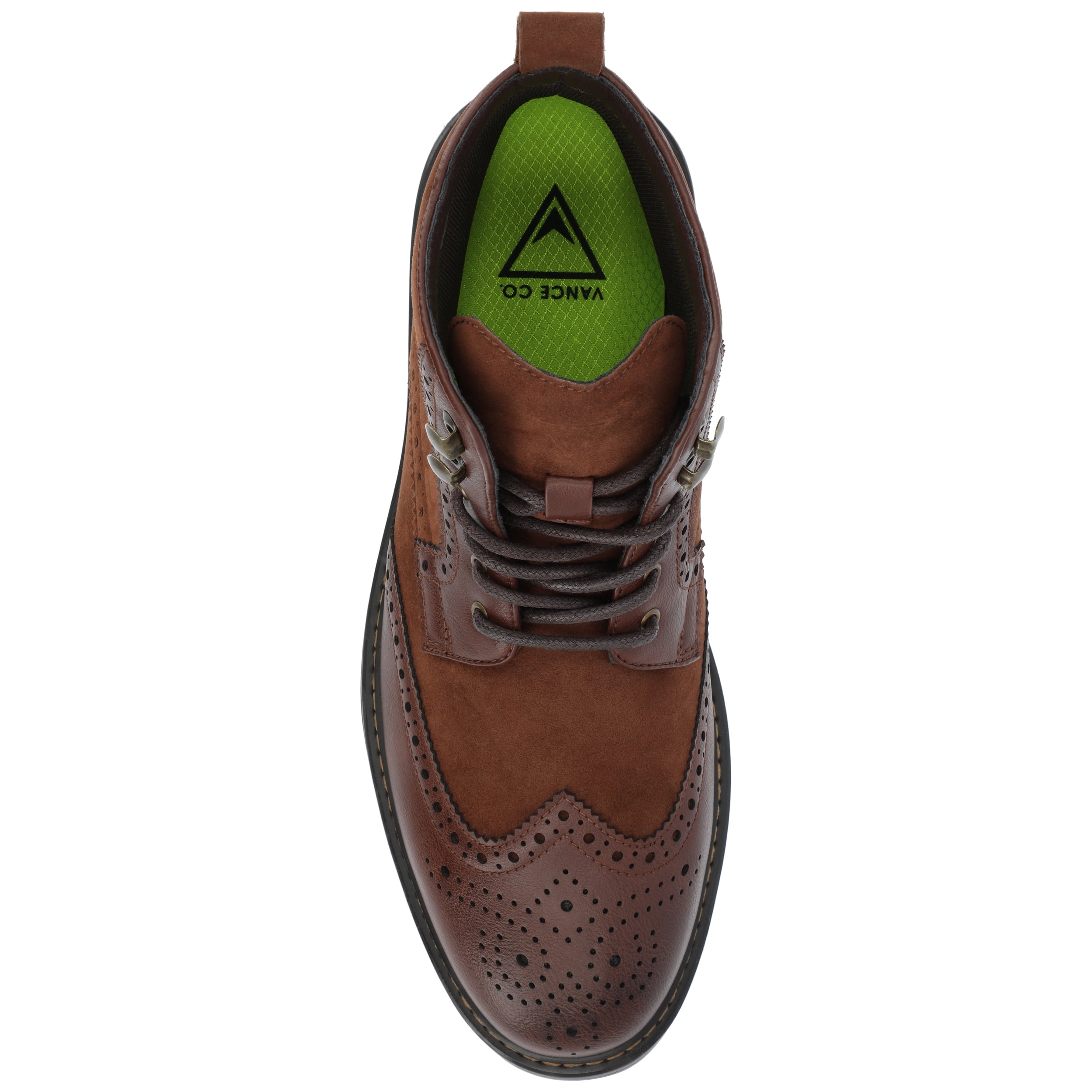 Vance Mens Virgil Wingtip Lace-up Ankle Boot