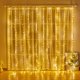 thumbnail image 1 of Cadena de luces LED para cortina de ventana, para Navidad, boda, fiesta, hogar, 1 of 4