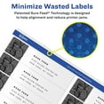 thumbnail image 3 of Avery Easy Peel Address Labels, 1" x 4", 500 White Labels (5261), 3 of 10