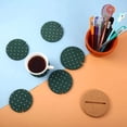 thumbnail image 3 of Juego de 6 posavasos con diseño de cactus, divertido posavasos con soporte para macetas para decoración de bar, oficina y hogar, 3 of 5