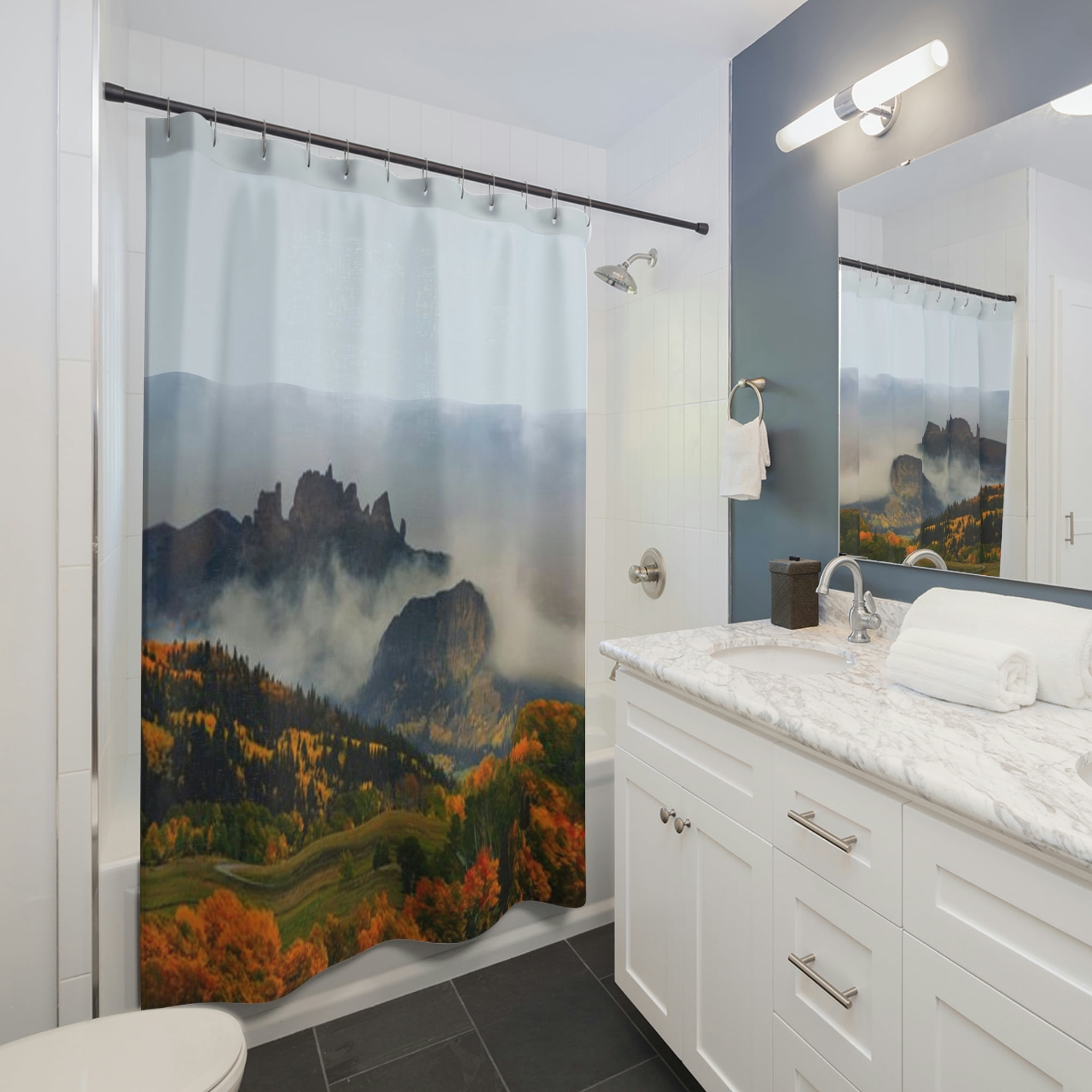 Fall Mountains Shower Curtains - Walmart.com