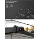 thumbnail image 2 of Qinaqin 10 x Pop Up Outdoor Canopy Tent | One Button Push Setup 3 Ajustable cm de Alturaeights Comes con Portátil Roller Bag 4 Anchoeight Bags 8 Stakes & Guy Ropes (Black), 2 of 5