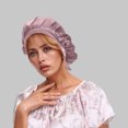 thumbnail image 2 of Aocisk All Seasons Hat with Ear Versatile Home Use Design for Comfort and Style Purple A, 2 of 4