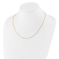 thumbnail image 3 of Finest Gold Leslies Sterling Silver Gold-Plated Adjustable 1.2 mm Diamond-Cut Square Snake Chai - 22 in., 3 of 6