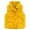 Yellow, variant on Girls Quilted Vest Winter Warm Padded Sleeveless Jacket Outerwear For Toddlers And Kids Cozy Soft Windproof Cold Weather Fashion Apparel