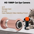thumbnail image 3 of Door Peephole Camera, HD WiFi Peephole Front Door Viewer with Night Vision, 2 Way Talk, Motion Detection, APP Control Door Viewer Peephole for Home, 3 of 7