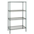 thumbnail image 1 of Quantum Storage WR54-1836P 4-Shelf Proform Wire Shelving Unit, 18 x 36 x 54 in., 1 of 1
