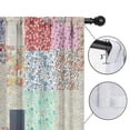 thumbnail image 4 of Blackout Kids Curtains,Pioneer Flower Childrens Insulated Curtains Set Of 2,Bedroom Essentials,Toddler Room Decor 42x54in(106x137cm), 4 of 4