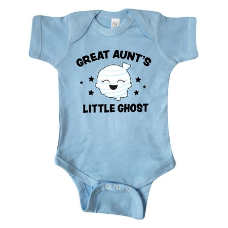 

Inktastic Cute Great Aunt s Little Ghost with Stars Gift Baby Girl Bodysuit
